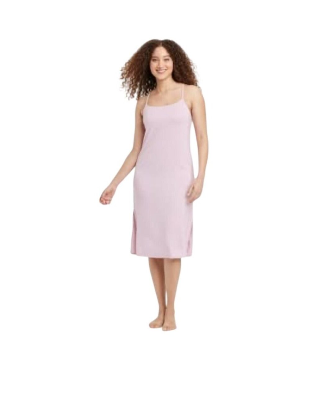 Auden Adjustable Straps Cloud Knit Chemise, an ultra-soft loungewear Size L